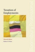 Cover: Taxation of Employments - Bloomsbury Professional