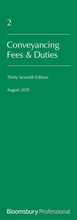 Cover: Lawyers Costs and Fees: Conveyancing Fees and Duties - Bloomsbury Professional
