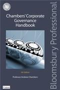 Cover: Chambers' Corporate Governance Handbook - Bloomsbury Professional