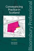 Cover: Conveyancing Practice in Scotland - Bloomsbury Professional