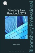 Cover: Company Law Handbook 2015 - Bloomsbury Professional