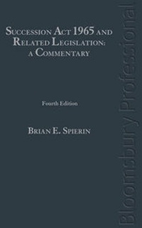 Abbildung von: The Succession Act 1965 and Related Legislation - Bloomsbury Professional