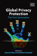 Cover: Global Privacy Protection - Edward Elgar Publishing