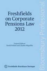 Abbildung von: Freshfields on Corporate Pensions Law 2012 - Bloomsbury Professional