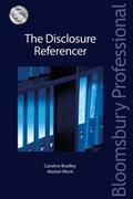 Cover: The Disclosure Referencer - Bloomsbury Professional