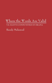 Enlarge image Cover: Where the Words Are Valid - Praeger Publishers Inc