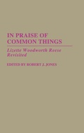 Cover: In Praise of Common Things - Praeger Publishers Inc
