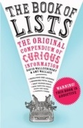 Cover: The Book Of Lists - Canongate Books