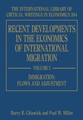 Cover: Recent Developments in the Economics of International Migration - Edward Elgar Publishing