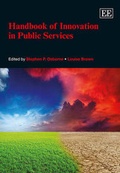 Cover: Handbook of Innovation in Public Services - Edward Elgar Publishing