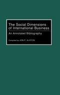Cover: The Social Dimensions of International Business - Greenwood Press