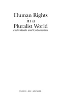 Cover: Human Rights in a Pluralist World - Praeger Publishers Inc