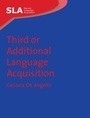 Cover: Third or Additional Language Acquisition - Multilingual Matters