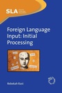 Cover: Foreign Language Input - Multilingual Matters