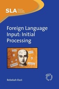 Cover: Foreign Language Input - Multilingual Matters