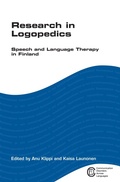 Cover: Research in Logopedics - Multilingual Matters