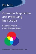 Cover: Grammar Acquisition and Processing Instruction - Multilingual Matters