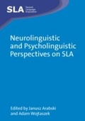 Cover: Neurolinguistic and Psycholinguistic Perspectives on SLA - Multilingual Matters