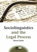 Cover: Sociolinguistics and the Legal Process - Multilingual Matters