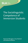 Cover: The Sociolinguistic Competence of Immersion Students - Multilingual Matters