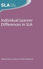 Cover: Individual Learner Differences in SLA - Multilingual Matters