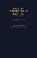 Cover: William Wilberforce, 1759-1833 - Greenwood Press