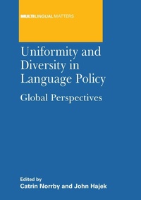 Enlarge image Cover: Uniformity and Diversity in Language Policy - Multilingual Matters
