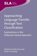 Cover: Approaching Language Transfer through Text Classification - Multilingual Matters