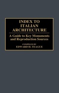 Cover: Index to Italian Architecture - Greenwood Press