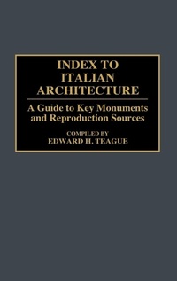 Enlarge image Cover: Index to Italian Architecture - Greenwood Press