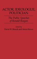 Cover: Actor, Ideologue, Politician - Greenwood Press