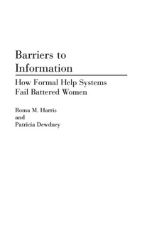 Enlarge image Cover: Barriers to Information - Praeger Publishers Inc