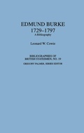 Cover: Edmund Burke, 1729-1797 - Greenwood Press