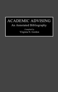 Cover: Academic Advising - Greenwood Press