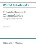 Cover: Chantefleurs Et Chantefables (Soprano/Piano) - Chester Music