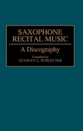 Cover: Saxophone Recital Music - Greenwood Press