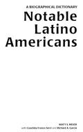 Cover: Notable Latino Americans - Greenwood Press