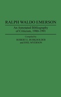 Cover: Ralph Waldo Emerson - Greenwood Press