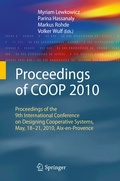 Cover: Proceedings of COOP 2010 - Springer