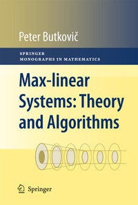 Abbildung von: Max-linear Systems: Theory and Algorithms - Springer