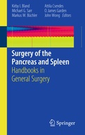 Cover: Surgery of the Pancreas and Spleen - Springer