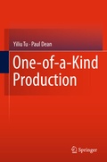 Cover: One-of-a-Kind Production - Springer