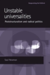 Abbildung von: Unstable Universalities - Manchester University Press