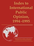 Cover: Index to International Public Opinion, 1994-1995 - Greenwood Press