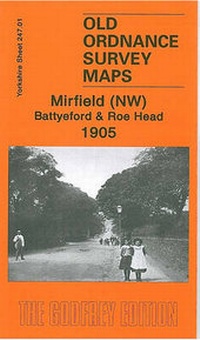 Abbildung von: Mirfield (NW) Battyeford and Roe Head 1905 - Alan Godfrey Maps