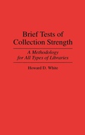 Cover: Brief Tests of Collection Strength - Praeger Publishers Inc