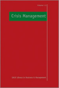 Abbildung von: Crisis Management - SAGE Publications Ltd