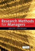 Cover: Research Methods for Managers - SAGE Publications Ltd