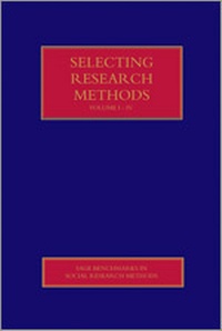 Enlarge image Cover: Selecting Research Methods - SAGE Publications Ltd