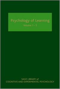 Enlarge image Cover: Psychology of Learning - SAGE Publications Ltd